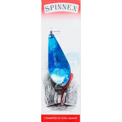 Блешня Spinnex Atom 20г col. silver / blue
