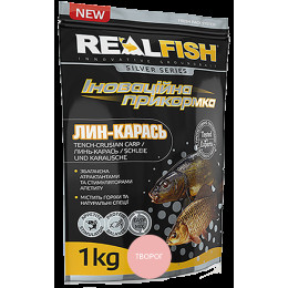 Прикормка RealFish Лінь-Карась Сир 1кг