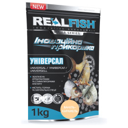 Прикормка RealFish Універсал Ваніль-Карамель 1кг