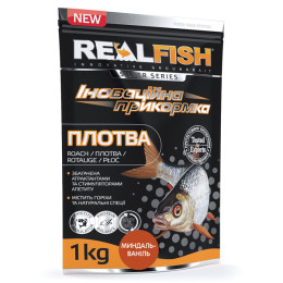 Прикормка RealFish Плотва Мигдаль-Ваніль 1кг