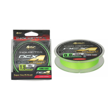 Шнур рибальський GC Inquisitor X4 150м PE # 1.5 / 0.20mm (салат.)