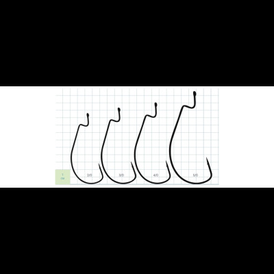 Гачки Gurza SHANK EWG LE K-3302 №1 / 0