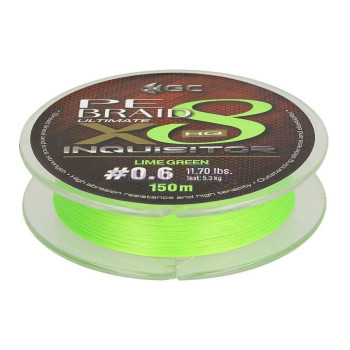 Шнур GC Inquisitor X8 LG 150м PE # 1.0 / 0.16mm (салат.)