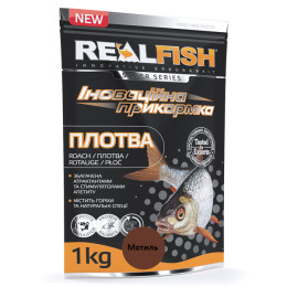 Прикормка RealFish Плотва Мотиль 1кг