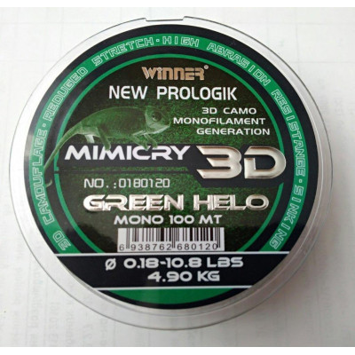 Волосінь 3D Winner New Prologic Mimicry 100м 0,30мм