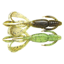 Силікон Keitech Crazy Flapper 3.6" 1шт. 401T Green Pumpkin Chart