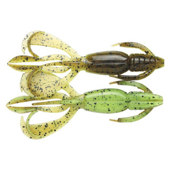Силікон Keitech Crazy Flapper 3.6" 1шт. 401T Green Pumpkin Chart
