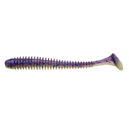 Силікон Keitech Swing Impact 4" 1шт. PAL#06T Violet Lime Belly
