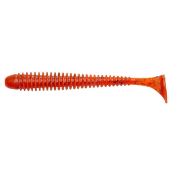 Силікон Keitech Swing Impact 4" 1шт. EA#13S Spicy Mustard PP./Blue FLK.