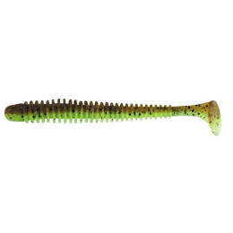 Силікон Keitech Swing Impact 2" 1шт. 401T Green Pumpkin/Chartreuse