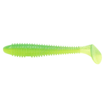 Силикон Keitech Swing Impact FAT 3.8" 1шт. 424 Lime/Chartreuse