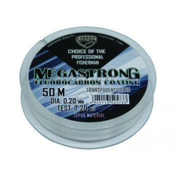 Волосінь Condor Megastrong Fluorocarbon Coating 50м 0,12 мм