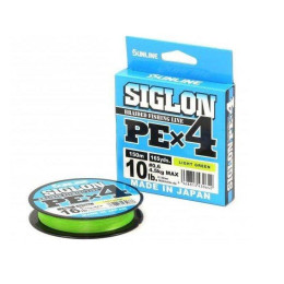Шнур Sunline Siglon PEх4 150м # 0.5 / 0.121мм (салат.)