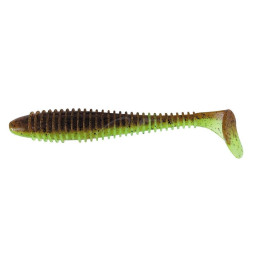 Силікон Keitech Swing Impact FAT 4.3" 1шт. 401T Green Pumpkin/Chart