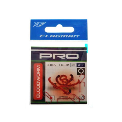 Гачки Flagman Bloodworm Pro 10шт. №12