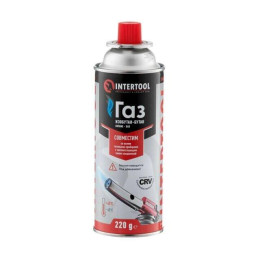 Балон газовий з захистом від вибуху CRV 220г Intertool