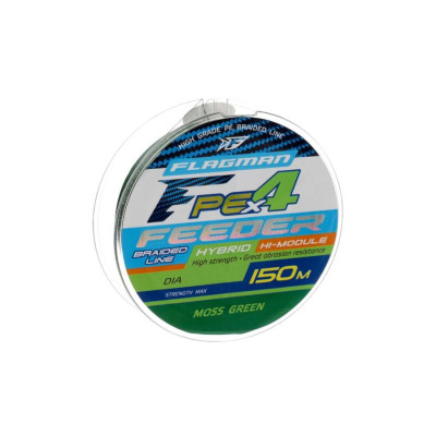 Шнур Flagman PE Hybrid X4 Feeder Moss Green 150м 0,14мм