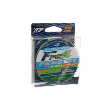 Шнур Flagman PE Hybrid X4 Feeder Moss Green 150м 0,14мм