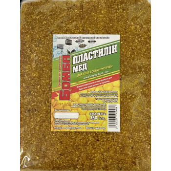 Пластилін Бомба 350г Мед