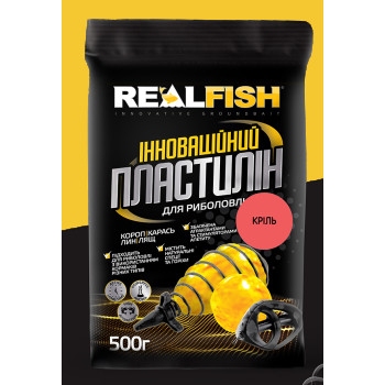 Пластилін Real Fish 500г Криль