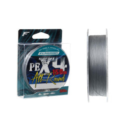 Шнур Flagman All-Round PE X-4 Grey 150м 0,14мм