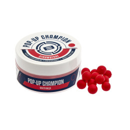 Бойли плавучі Brain Champion Pop-Up 10 мм 34 г Полуниця