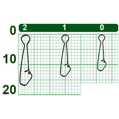 Застібка Jaxon Hook AJ-AG1040 10шт. 26кг №2