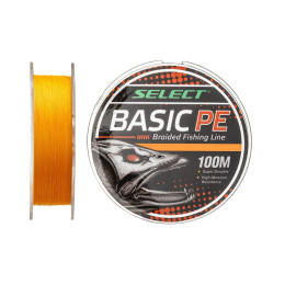 Шнур Select Basic PE 100м (оранж.) #0.6/0,10мм