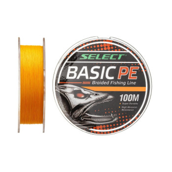 Шнур Select Basic PE 100м (оранж.) #0.8/0,12мм