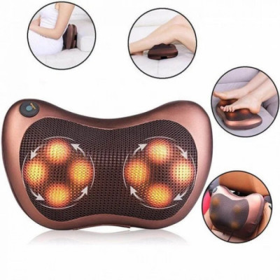 Масажна інфрачервона подушка Massage Pillow 8028 від мережі/від прикурювача