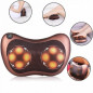 Масажна інфрачервона подушка Massage Pillow 8028 від мережі/від прикурювача