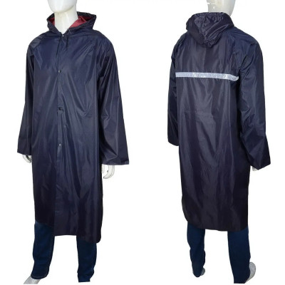 Плащ-дощовик із плащової тканини з сумкою 3XL