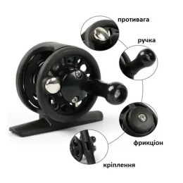 Котушка з фрикціоном полікарбонат Winner 70V