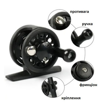 Котушка з фрикціоном полікарбонат Winner 70V