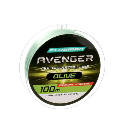 Волосінь Flagman Avenger Olive Line 100м 0,45мм