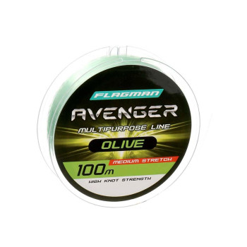 Волосінь Flagman Avenger Olive Line 100м 0,45мм