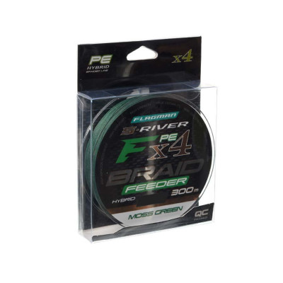 Шнур Flagman S-River PE Braid Hybrid F4 Feeder 300м 0,14мм