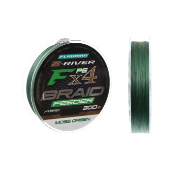 Шнур Flagman S-River PE Braid Hybrid F4 Feeder 300м 0,18мм