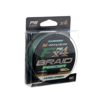 Шнур Flagman S-River PE Braid Hybrid F4 Feeder 150м 0,14мм