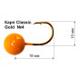 Мормишка літня коропова DS Classic №4 1,5г Gold кукурудза
