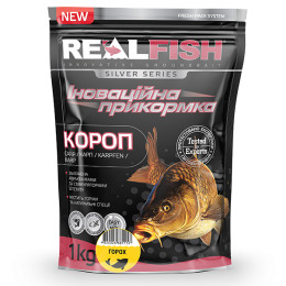 Прикормка RealFish Короп Горох 1кг