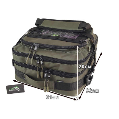 Сумка універсальна подвійна ПрофМонтаж Twin Point 32х31х20см