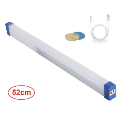 Лампа LED акумуляторна з магнітами USB 60w 52см до 8 годин