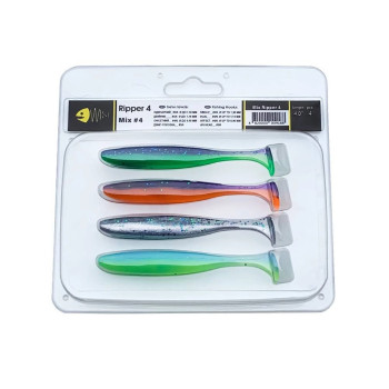 Силікон Wist Ripper Floating 4" 4шт. Mix #4