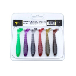 Силікон Wist Fat Xwist Boost 3,3" 6шт. Mix #1