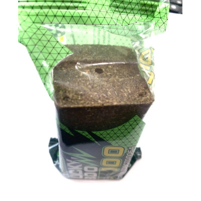 Макуха флуоресцентна з отвором для монтажів Lucky Ebisu 3 кубики Часник