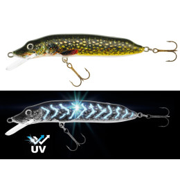 Воблер Jaxon HS Pike F 12см 15г 1-2м UV Ультрафіолет PL