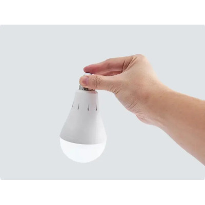 Лампочка акумуляторна LED 7W E27 6500K