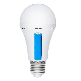 Лампочка акумуляторна LED 7W E27 6500K