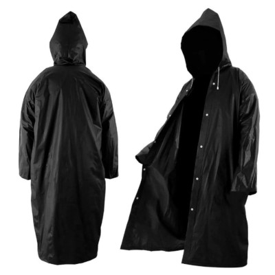 Плащ-дощовик на кнопках EVA 130г 2XL чорний